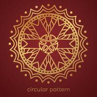 luxury mandala pattern background, circular pattern vector design