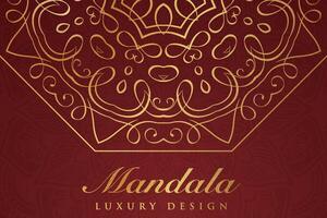 Luxurious mandala pattern background, luxury mandala invitation greeting card design, circular pattern vector design,