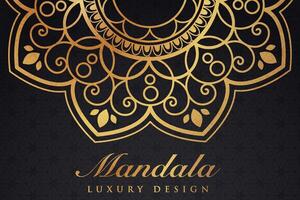 Luxurious mandala pattern background, luxury mandala invitation greeting card design, circular pattern vector design,