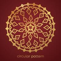 luxury mandala pattern background, circular pattern vector design