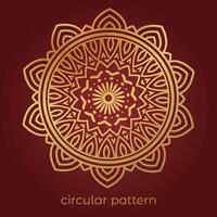 luxury mandala pattern background, circular pattern vector design