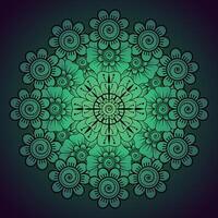luxury mandala pattern background, circular pattern vector design