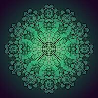 luxury mandala pattern background, circular pattern vector design