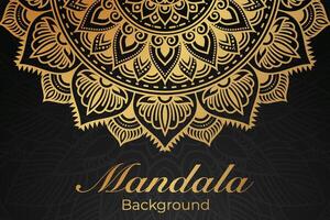 Luxurious mandala pattern background, luxury mandala invitation greeting card design, circular pattern vector design,