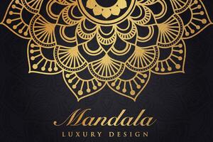 Luxurious mandala pattern background, luxury mandala invitation greeting card design, circular pattern vector design,