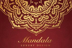 Luxurious mandala pattern background, luxury mandala invitation greeting card design, circular pattern vector design,