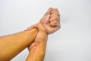 el mano es comprobación el legumbres por participación el muñeca foto