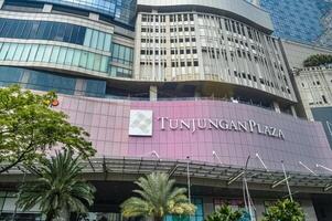 front view of the Tunjungan Plaza shopping mall building, Indonesia, 2 March 2024. photo