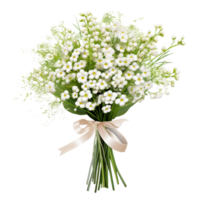 ai généré Naturel Marguerite et rose Rose mariage bouquet png