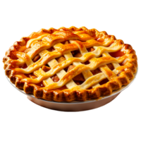 AI generated Tasty homemade apple pie png