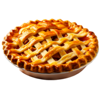 ai generado sabroso hecho en casa manzana tarta png