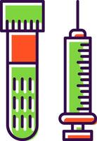 Injection Filled  Icon vector