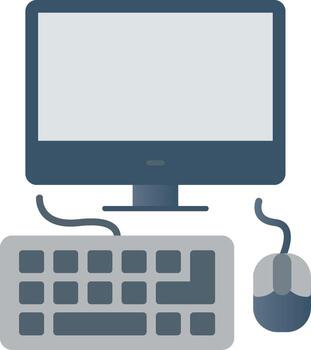 Computing Flat Gradient  Icon vector