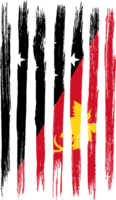 papua ny guinea flagga borste png
