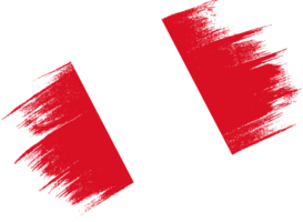 Peru Flagge Pinsel png