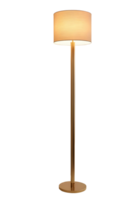 AI generated Modern cozy floor lamp isolated on transparent background generative ai png