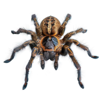 AI generated Jumping spider isolated on transparent background png