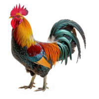 AI generated Rooster isolated on transparent background png