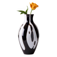 AI generated A beautiful and different vase with different shapes drawn on it png