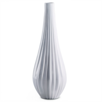 AI generated A beautiful and different vase with different shapes drawn on it png