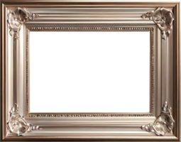 AI generated an empty frame with a white background png