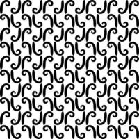 Swirl line decorative seamless pattern vector