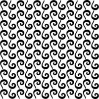 Swirl line decorative seamless pattern vector