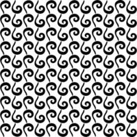 Swirl line decorative seamless pattern vector