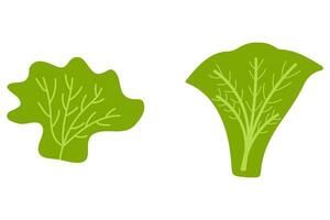 sencillo vegetal icono. saludable comida plano diseño vector