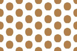Clay pot seamless pattern design vector