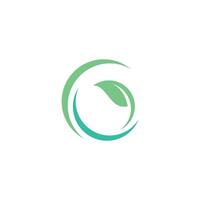 Green Leaf Letter G Logo Vector