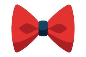 Bow tie icon. Bowtie ribbon man tuxedo icon isolated on white background vector
