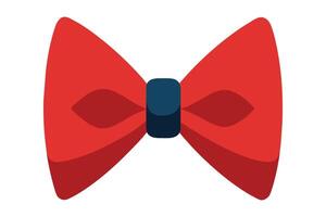 Bow tie icon. Bowtie ribbon man tuxedo icon isolated on white background vector