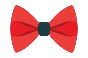 Bow tie icon. Bowtie ribbon man tuxedo icon isolated on white background vector