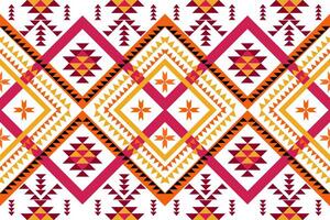 Geometric Shapes Ethnic African pattern Aztec Style seamless textile design vector