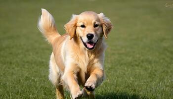 AI generated Golden Retriever,Dog Photography,Pet Animal photo