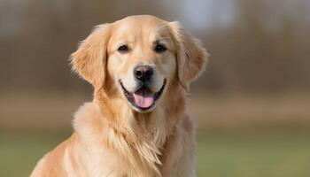 AI generated Golden Retriever,Dog Photography,Pet Animal photo