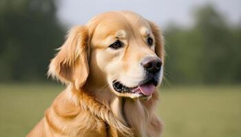 AI generated Golden Retriever,Dog Photography,Pet Animal photo