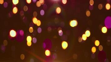 Colorful loop animated background Bokeh video