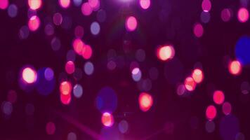 Colorful loop animated background Bokeh video