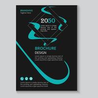 Brochure Layout, Magazine Book cover design template vector