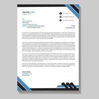 Letterhead design template vector