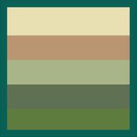 a green, brown and tan color palette vector