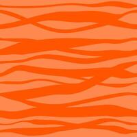 Fun orange pattern background with ink lines and stripes. Abstract monochrome shapes. Modern template for brochure cover design. Hand drawing vector