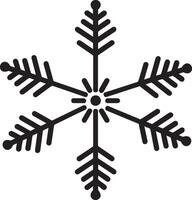 Snowflake vector icon isolated on a white background. Snowflake winter. Keep Frozen symbol.