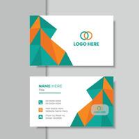 Modern and clean business card template. vector