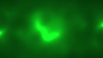 astratto modello di lucido e brillante riflessione di luce, verde futuristico sfondo video