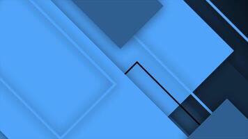 Blau Farbe diagonal ziehen um rechteckig Box Fachmann Hintergrund video