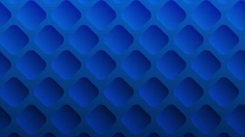 Dualtone blue and royal blue geometrical square shapes minimal background video