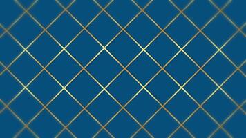 Abstract luxury backgrounds geometric square shape with golden metallic strip. Seamless looped minimal Background video